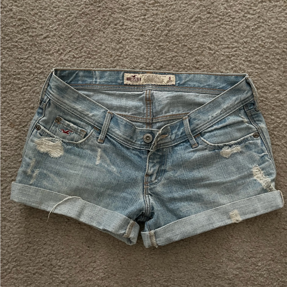 Hollister Blue Jean Size 0 Shorts
